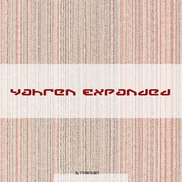 Yahren Expanded example